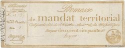 250 Francs avec série FRANCE  1796 Ass.61b