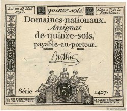 15 Sols FRANCE  1793 Ass.41b