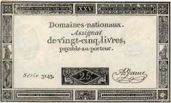 25 Livres FRANCE  1793 Ass.43a