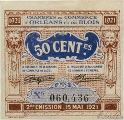 50 Centimes FRANCE régionalisme et divers Orléans et Blois 1921 JP.096.05