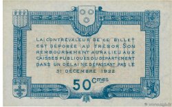 50 Centimes Annulé FRANCE régionalisme et divers Rodez et Millau 1917 JP.108.12 NEUF