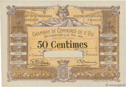 50 Centimes Spécimen FRANCE regionalism and various Saint-Die 1916 JP.112.06
