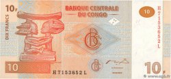 10 Francs RÉPUBLIQUE DÉMOCRATIQUE DU CONGO 2003 P.093a NEUF