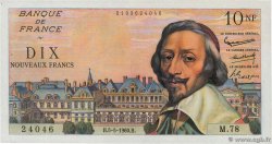 10 Nouveaux Francs RICHELIEU FRANCE 1960 F.57.07 pr.SUP