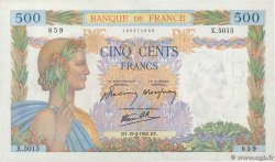 500 Francs LA PAIX FRANCE  1942 F.32.31