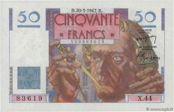50 Francs LE VERRIER FRANCE 1947 F.20.07
