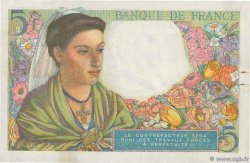 5 Francs BERGER FRANCE 1943 F.05.05 SUP