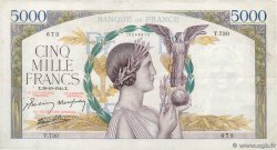5000 Francs VICTOIRE Impression à plat FRANCE 1941 F.46.28