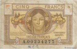 5 Francs TRÉSOR FRANÇAIS FRANCIA 1947 VF.29.01 B