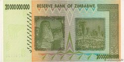 20 Billions Dollars ZIMBABWE 2008 P.86 SUP