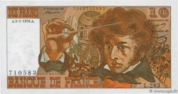 10 Francs BERLIOZ FRANCE 1976 F.63.17-283 SUP+