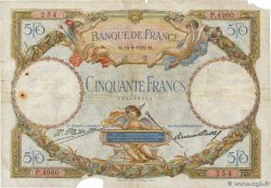 50 Francs LUC OLIVIER MERSON FRANCE  1929 F.15.03