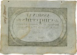 500 Livres FRANCE 1794 Ass.47a TB