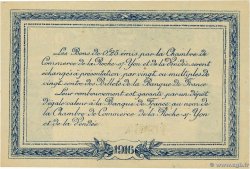 25 Centimes FRANCE régionalisme et divers La Roche-Sur-Yon 1916 JP.065.26 pr.NEUF