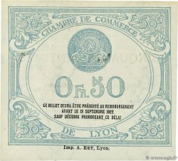 50 Centimes FRANCE régionalisme et divers Lyon 1917 JP.077.14 pr.SPL