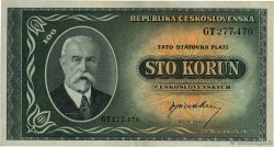100 Korun TCHÉCOSLOVAQUIE 1945 P.063a SUP