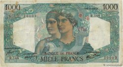 1000 Francs MINERVE ET HERCULE FRANCE 1945 F.41.09