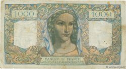 1000 Francs MINERVE ET HERCULE FRANCE 1945 F.41.09 B+