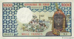 1000 Francs CHAD  1978 P.03a
