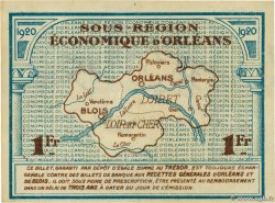 1 Franc FRANCE régionalisme et divers Orléans et Blois 1920 JP.096.03 TTB