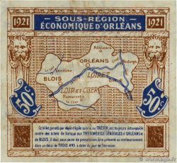 50 Centimes FRANCE régionalisme et divers Orléans et Blois 1921 JP.096.05 TB+