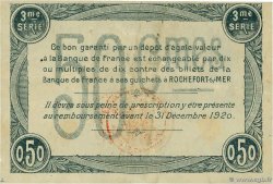 50 Centimes FRANCE régionalisme et divers Rochefort-Sur-Mer 1915 JP.107.11 TTB