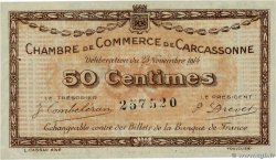 50 Centimes FRANCE régionalisme et divers Carcassonne 1914 JP.038.01