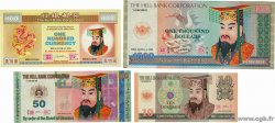 Lot de 4 Hell Bank Note Lot CHINE 1998 P.- SPL