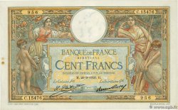 100 Francs LUC OLIVIER MERSON grands cartouches FRANKREICH 1926 F.24.05