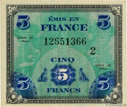 5 Francs DRAPEAU FRANCE 1944 VF.17.02 SUP
