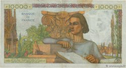 10000 Francs GÉNIE FRANÇAIS FRANCE  1954 F.50.69 VG