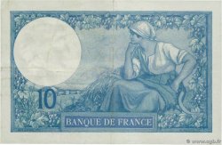 10 Francs MINERVE FRANCE 1916 F.06.01 TTB+