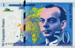 50 Francs SAINT-EXUPÉRY FRANCE  1992 F.72.01b AU+