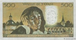 500 Francs PASCAL FRANCE  1979 F.71.20 VF