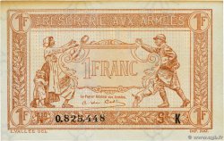 1 Franc TRÉSORERIE AUX ARMÉES 1917 FRANCE  1917 VF.03.11 XF