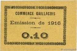 10 Centimes FRANCE régionalisme et divers Gaillac 1916 JP.81-67