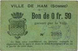 50 Centimes FRANCE régionalisme et divers Ham 1914 JP.80-236