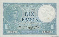 10 Francs MINERVE modifié FRANCE  1940 F.07.23