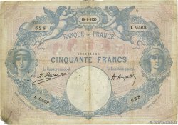 50 Francs BLEU ET ROSE FRANCE  1923 F.14.36