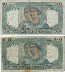 1000 Francs MINERVE ET HERCULE Lot FRANCE 1948 F.41.20 B