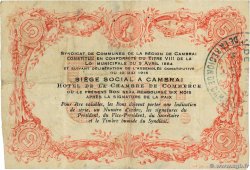5 Francs FRANCE régionalisme et divers Cambrai 1916 JP.59-0470 TTB