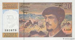 20 Francs DEBUSSY Modifié FRANCE 1997 F.66ter.02 pr.NEUF