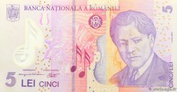 5 Lei ROUMANIE 2005 P.118 TTB