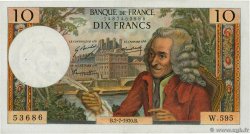 10 Francs VOLTAIRE FRANCE 1970 F.62.45 SUP