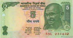 5 Rupees INDIA  2002 P.088Aa UNC