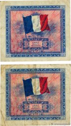 5 et 10 Francs DRAPEAU Lot FRANCE 1944 VF.17.01 et VF.18.01 TB