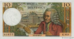 10 Francs VOLTAIRE FRANCE 1973 F.62.65
SPL+