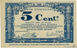 5 Centimes FRANCE régionalisme et divers Lille 1917 JP.59-1630 SPL