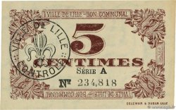 5 Centimes FRANCE régionalisme et divers Lille 1917 JP.59-1630 SPL