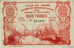 2 Francs FRANCE régionalisme et divers Rouen 1918 JP.110.41